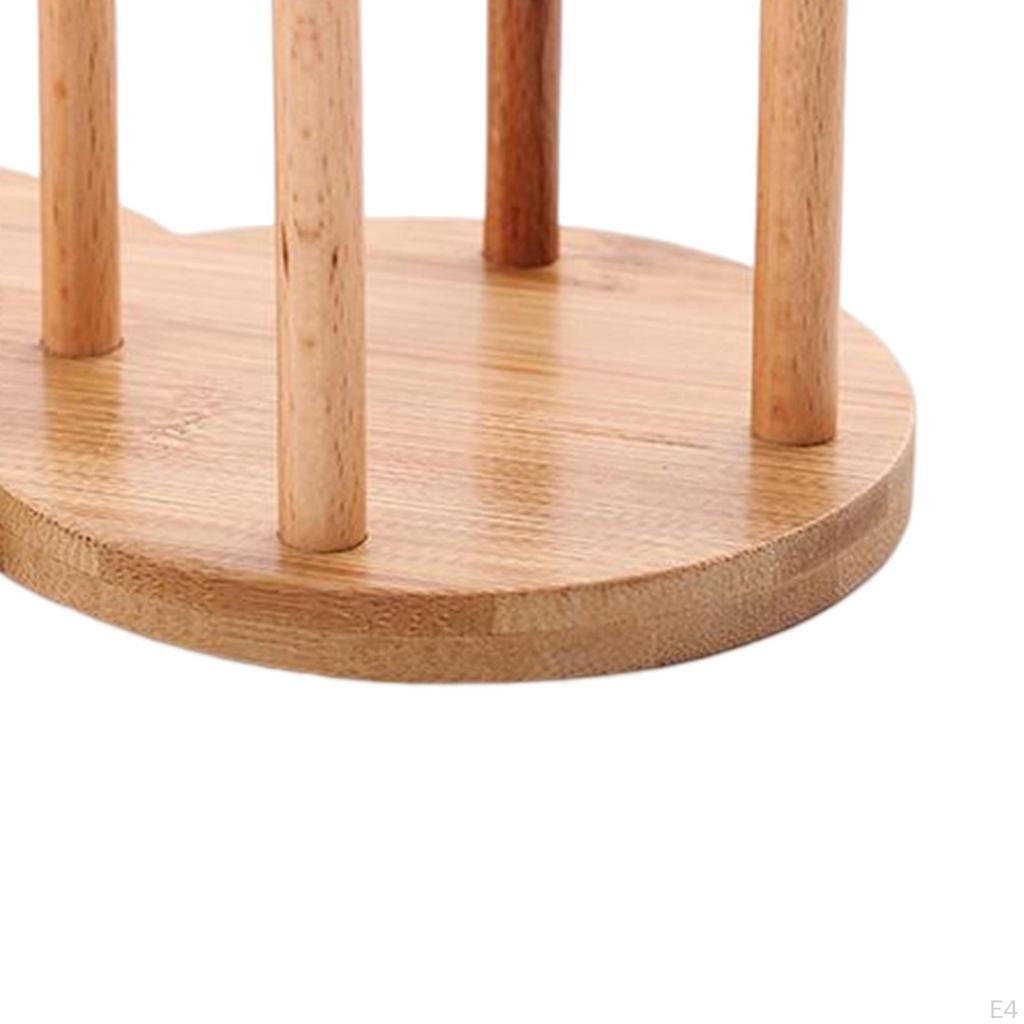 Durable Cup Dispenser Organizer Portable Space Saving Wood Disposable Cups Holder for Office Buffet