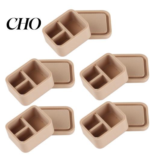 Eco-friendly Lunch Box 5Pcs Mini Boxes, Miniature 1:12 Scale Bento Box, Tiny Food Container with Lid for Doll Mansion Kitchen Accessories Sturdy