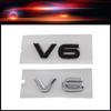 3D Премиум ABS V6 Наклейка Эмблема Значок Наклейка на Крыло Багажник Задний Капот Автомобиля Для MK4 MK5 MK6