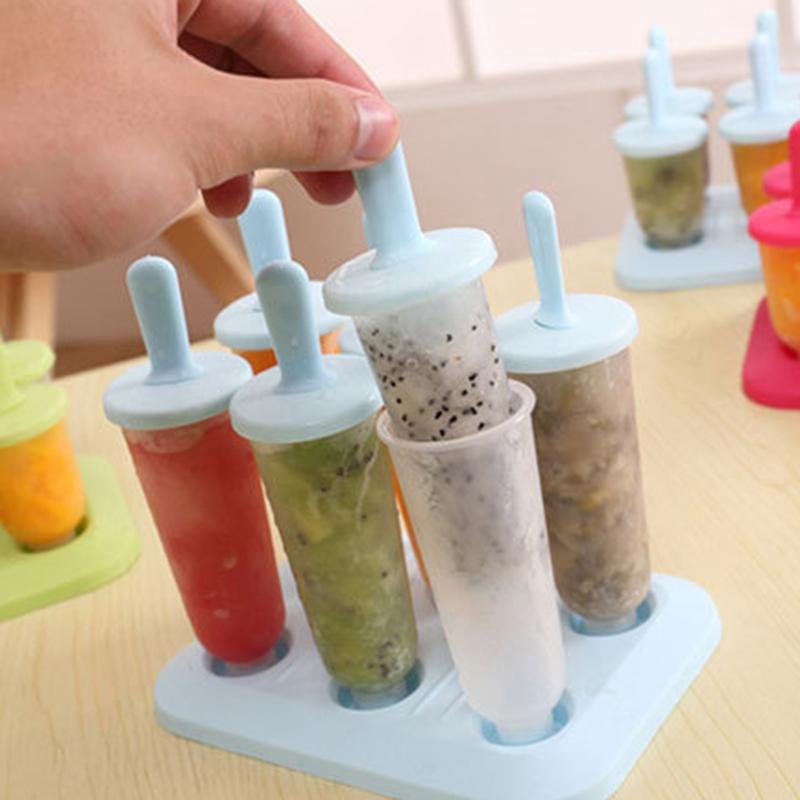 Форма для мороженого DIY формы для мороженого с палкой многоразовые пластиковые кубики для льда для детей форма для мороженого кухонные инструменты для мороженого