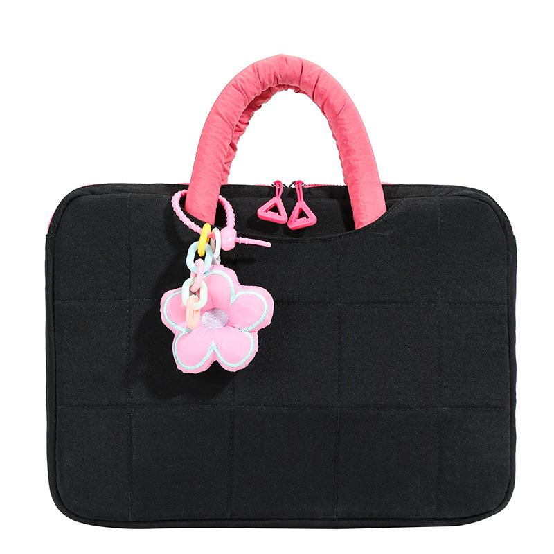 Large Capacity Portable Laptop Bag 14 Inch Casual, Cute, Versatile, Thick Laptop Bag