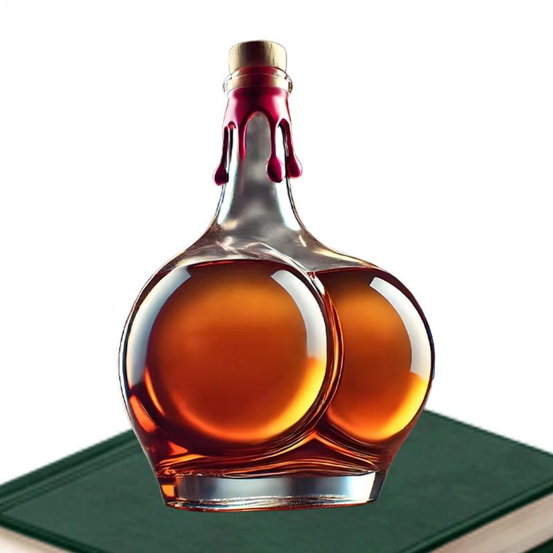 Креативный графин для виски, реалистичный, оригинальный, стеклянный кувшин, бутылка для ликера, бутылка для виски, вина, бренди, скотча, бурбона, водки