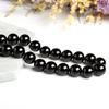Бусины Jingde Black Tourmaline для браслетов своими руками