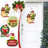Christmas Decorations Indoor Home Decor  Wooden Merry Christmas Sign Gnome Hanging Christmas Decorations For Christmas Tree Wall Door Home Decorations