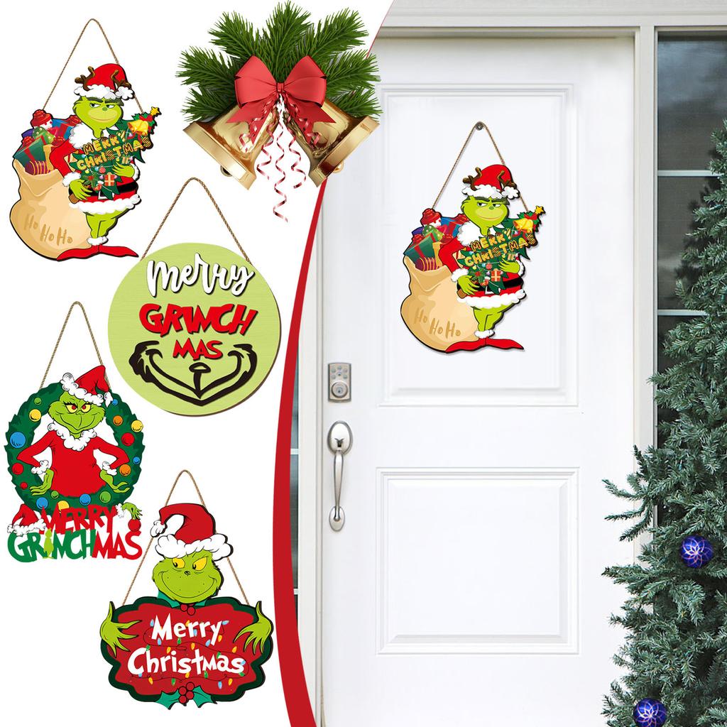 Christmas Decorations Indoor Home Decor Wooden Merry Christmas Sign Gnome Hanging Christmas Decorations For Christmas Tree Wall Door Home Decorations