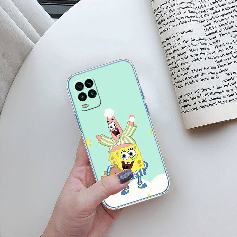 RT24 S-SpongeBos Case for Motorola E7 G6 G7 G8 G9 Plus Power Play G10 G20 G04 E30 E40 E22 E20 E13 E15 G22 G23 G05 G75 G35 G55