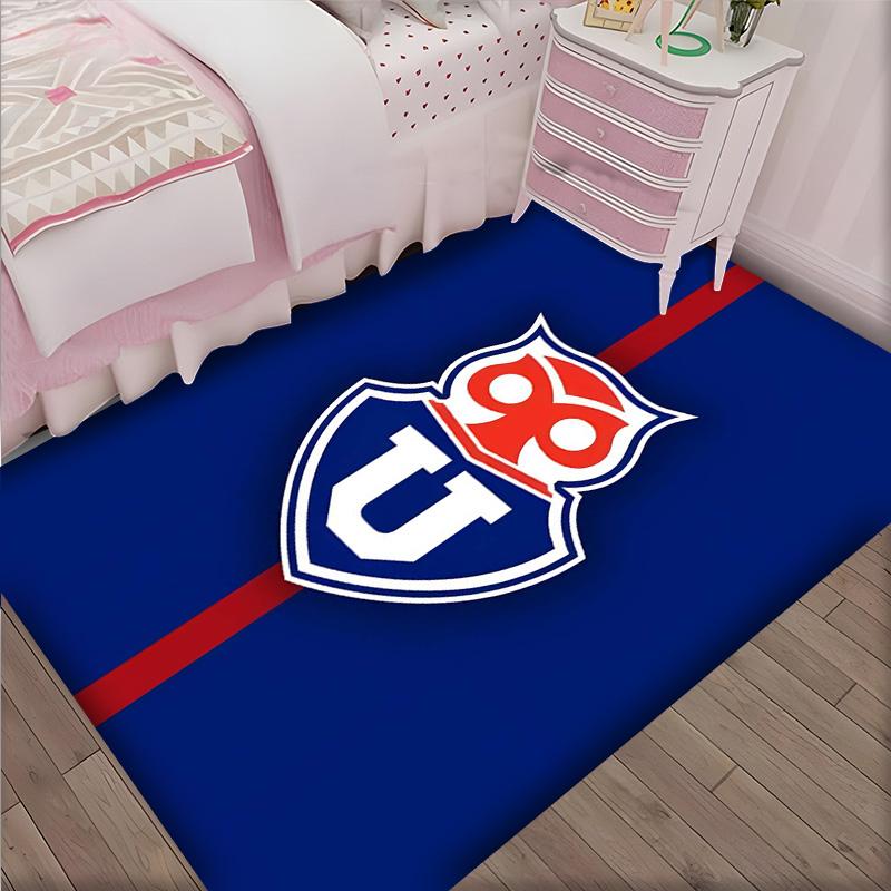 Universidad De Chile Polyester Carpet, Soft Indoor Mat for Office Chair, Living Room, Computer Desk - Decorative Home Office Rug Design