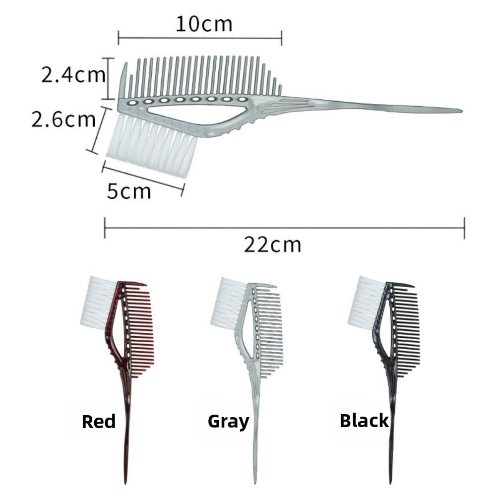 Soft Hair Hair Dye Brush Plastic Hair Salon Supplies Hair Dye Hollow Comb For Home Hairdressing