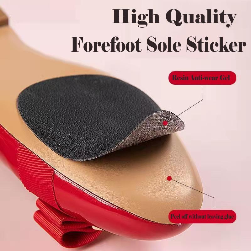 Shoe Sole Self-Adhesive Stickers for Women High Heel Forefoot Pads Durable Outsoles Protector Patch Wear-resistant Cushion Mat