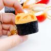 Bag Sushi Sea Urchin Sushi Creative Key Chains Bag Pendants Keyrings Simulation Sushi Keychains