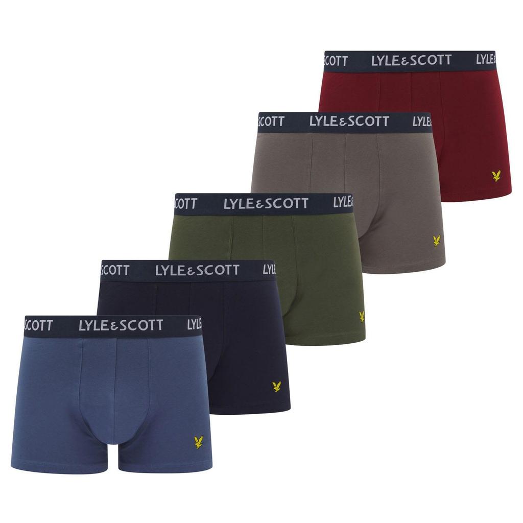 Lyle & Scott Mens Core Boxer Shorts (Pack of 5)