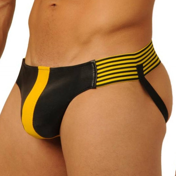 Jockstrap Fist Cuir Jaune - Fist - JockStrap