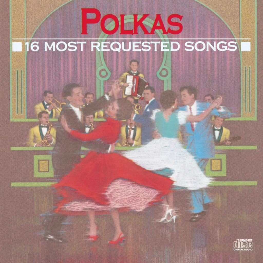 CD VARIOUS - 16 Most Requested Polkas US World Music Used