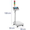 Warehouse Platform Scale With Lcd Light Signal Column 30 Kg 0001 Kg