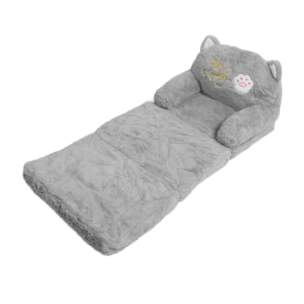 Детский диван для малышей, милый мультяшный кот, раскладной диван-кровать с подлокотниками для малышей