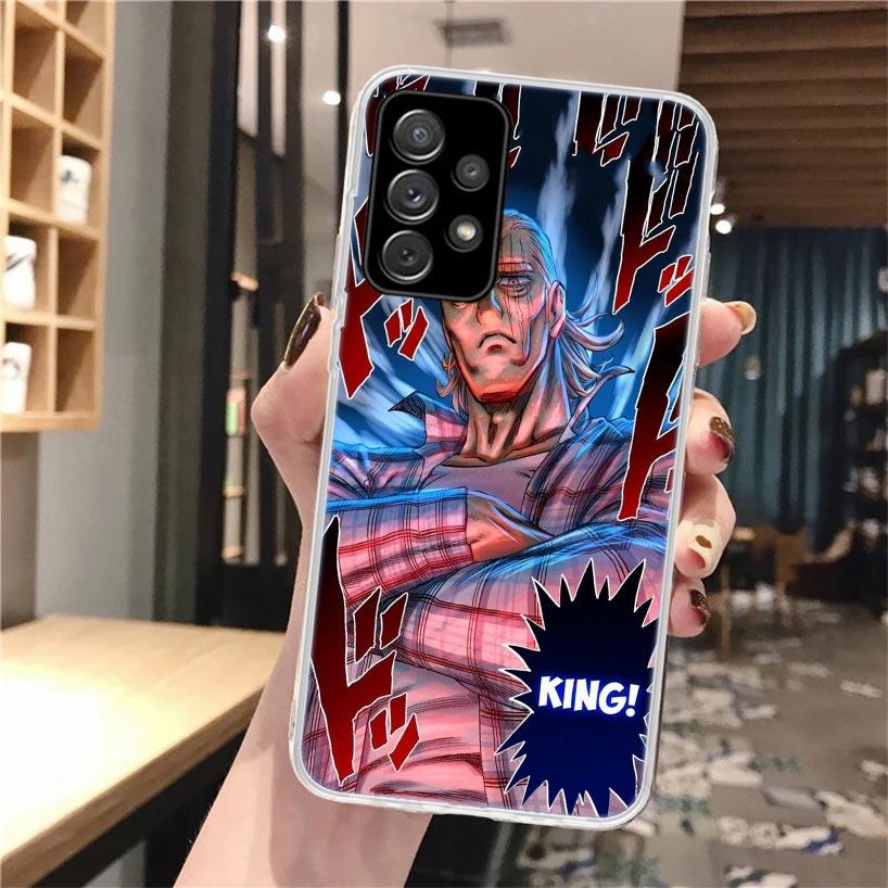 Мягкий чехол для телефона One P-Punch-Man Saitama King для Samsung Galaxy A52 A42 A32 A12 A22 A51 A50S A30S A20S A10S A71 A41 A31 A21S A40