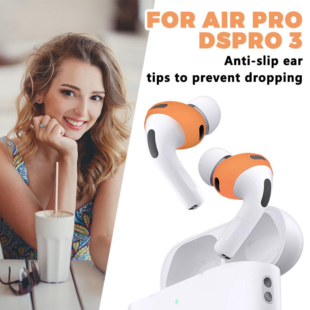 Силиконовый чехол для наушников для Airpods Pro, противоскользящие мягкие амбушюры, насадки-крючки для ушей, крышка-чехол для Airpods Pro 3, аксессуары для наушников