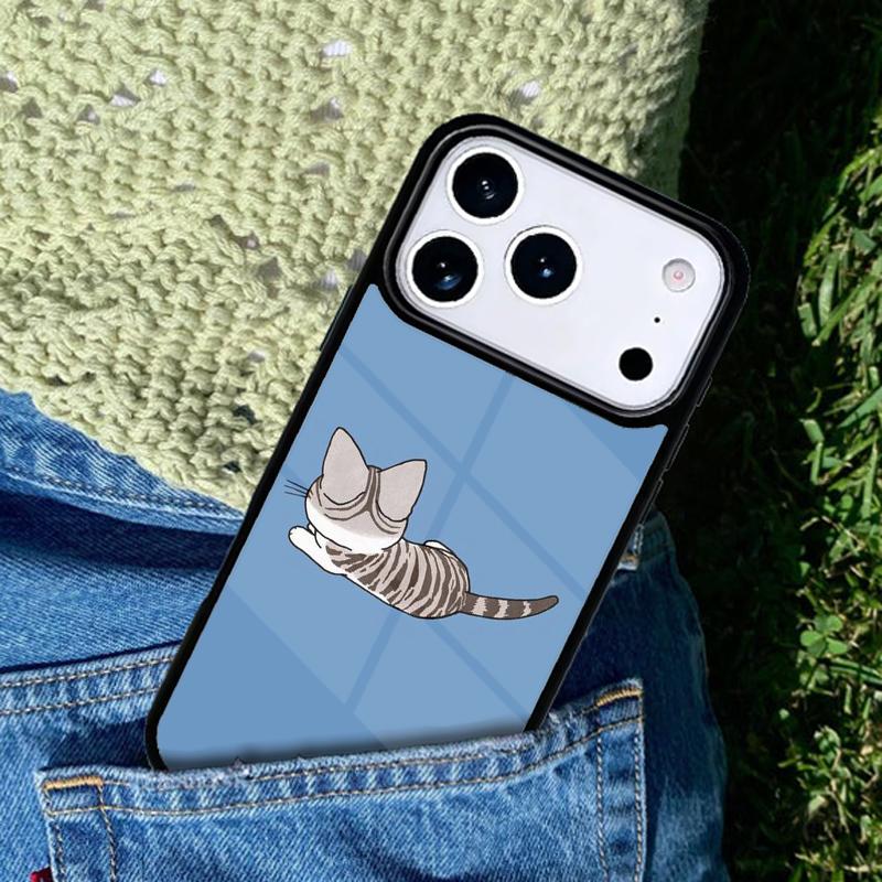 Cute Cat Animal Phone Case Cover for IPhone 11 12 13 14 15 16e 17 Pro Max Coque for IPhone 17 Air