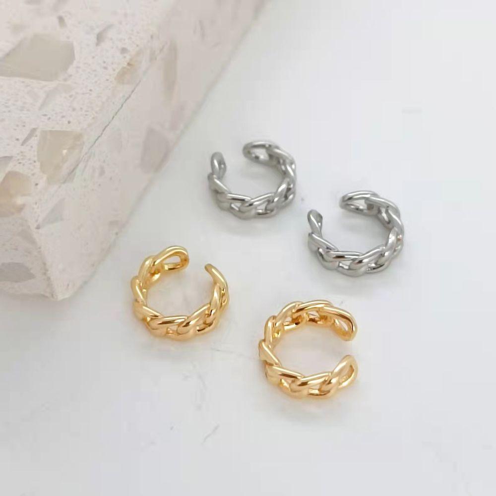 Серьги-клипсы женские металлические на хрящ, набор корейских сережек для женщин, клипсы для ушей