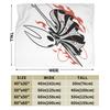 Warm BlanketsBoy Girl Picnic Hollow Knight Silksong Bedding Throws  Flannel Bedspread For Bedroom Street Trend Sofa Bed Cover