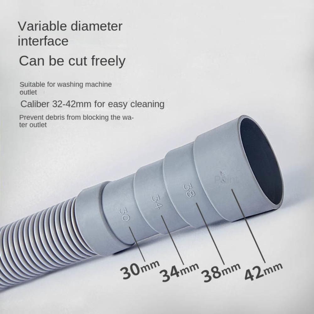 Высокоэластичный сливной шланг для стиральной машины, пластиковый сливной шланг для сушильной машины, сливной шланг для отходов, ванная комната