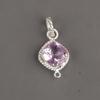 Драгоценный камень морганит, твердый кулон ручной работы из стерлингового серебра 925 пробы, ювелирные изделия ко Дню памяти