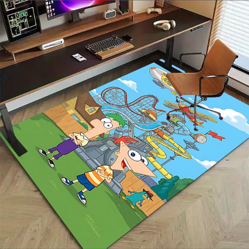Adventure Amusement Park Carpet For Playroom Bedroom Living Room Sofa Home Decorkids Game Area Rug Nonslip Floor Mat