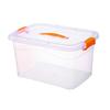 Transparent Heavy-Duty Rolling Storage Bin