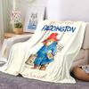 1Pc Paddington Bear'S Journey Blanket Soft And Comfortable Casual Warm Camping Travel Christmas Halloween Xmas Gift M928230