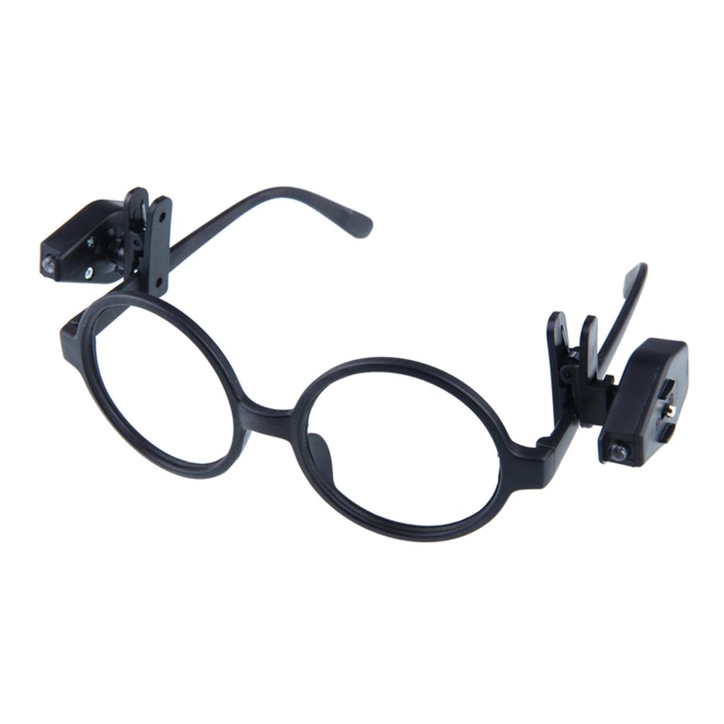2x Очки Лампа для чтения Регулируемый угол Гибкая лампа для чтения книг Светодиодная лампа Зажим для очков Лампа для чтения Ночная лампа