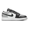 Детские кроссовки Air Jordan 1 Low GS Light Smoke Grey Black White 553560-052