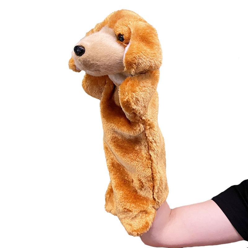 Интерактивная кошка ручная кукла животное ручная кукла кошка борцовские перчатки детское раннее образование обучение ручные марионетки товары для питомцев