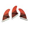 3 Pieces Fin Set Responsive Surfboard Fins with Honeycomb Texture for Surfers