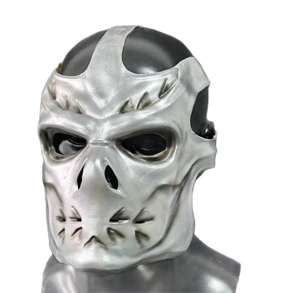 Jason Voorhees Mask Silver Full Head Latex Mask Halloween Party Masquerade Costume Prop Scary Cosplay Accessories