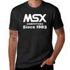 Новый компьютер MSX с 1983 года Футболка индивидуальная футболка летняя одежда футболка мужчина мужские графические футболки аниме - Мужская летняя Кот...