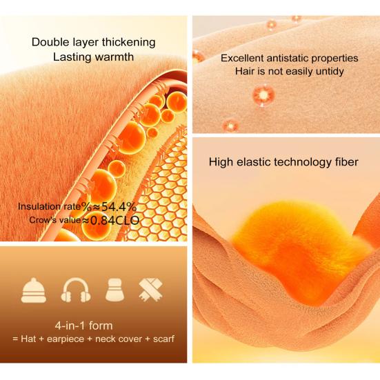 Зимняя защитная маска для лица для мужчин и женщин, регулируемая, с завязками, для холодной погоды, ветрозащитная, велосипедная, теплоизоляционная шапка