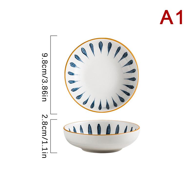 Кухонная керамическая тарелка, мини-тарелка с приправами, миска для уксуса, соуса, японская креативная посуда, домашняя тарелка, обеденная тарелка