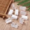 10pcs Plastic Self-Adhesive Clips Small Spring Clips Wall Decoration Wall Clips Poster Paper