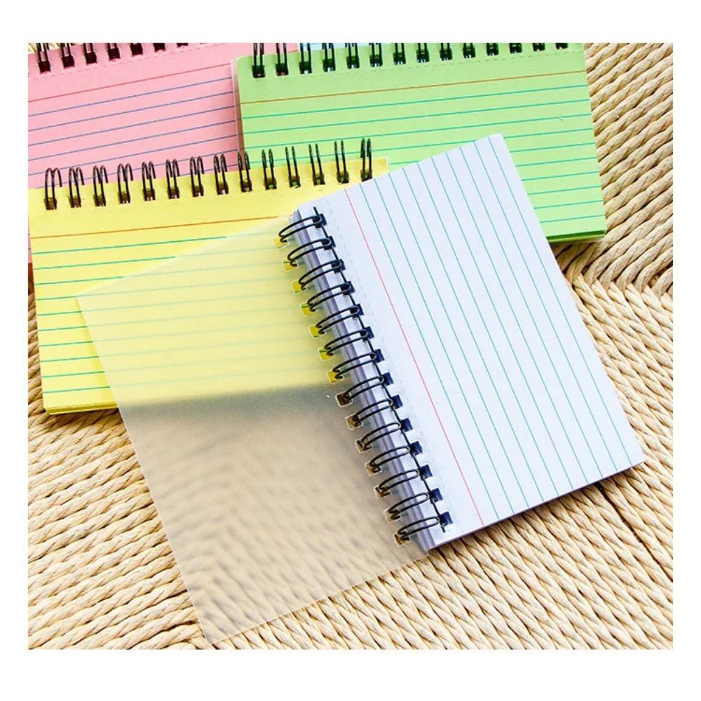 Simple Lined Spiral Notebook With Colorful Pages,Tearable Binding,Office Supplies Journal Diary Stationery Back To School