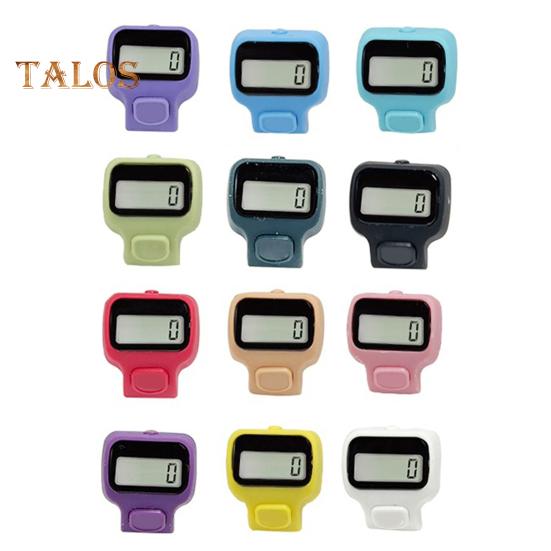 3 шт. Электронный счетчик-кольцо со светодиодной подсветкой, 5-значный счетчик цифр, ЖК-цифровой дисплей, ручной кликер, сбрасываемый мини-счетчик