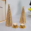 Candlestick Durable High Temperature Resistant Christmas Candle Holder for Festive Parties Table Decoration