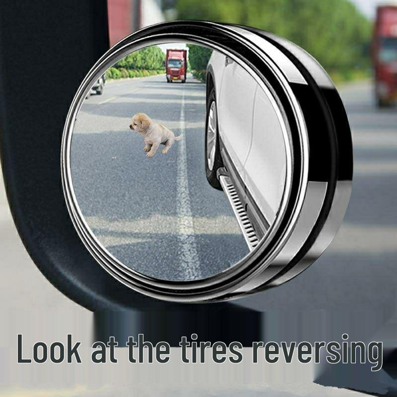 HD 360° Blind Spot Auxiliary Rearview Mirror with Suction Cup