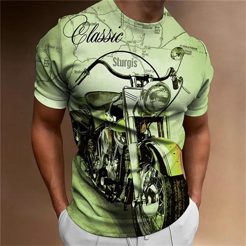 2023 Summer Trendy Men T-Shirt O-Neck Abstract Graphic Harajuku Short Sleeve 3D Print Casual Daily Tops Oversized Cheap Clothing