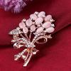 Fashion Women Flower Brooch Pin Garment Accessories Birthday Gift MIT