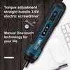 Repair USB Charging Electric Screwdriver Compact 3.6V Cordless Electrical Set