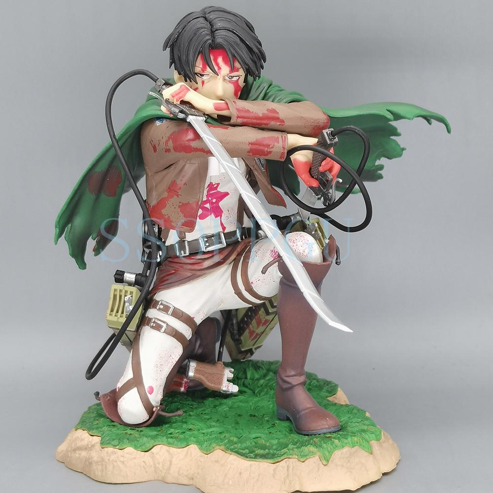 ARTFX J Attack on Titan Shingeki No Kyojin Levi Ackerman Figure Anime PVC Action Figure Toy Game Statue Collection Model Doll