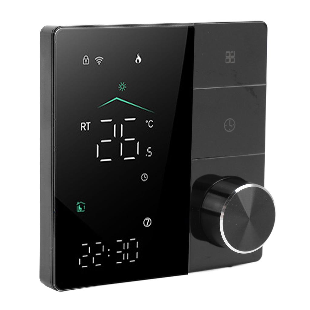 АС95?240 В интеллектуальный термостат Wi-Fi программируемая емкостная сенсорная кнопка голосовое управление через приложение Home