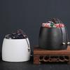 Классический чайник Матовый черно-белый Герметичный контейнер для хранения конфет, снеков, кофейных зерен Бытовой фарфоровый чайный склад Контейнер для пищевых продуктов