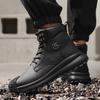 Водонепроницаемые мужские кожаные ботинки Обувь со стальным подноском Защитные ботинки Мужская рабочая обувь Защита от проколов Неразрушимая обувь Защитные ботинки