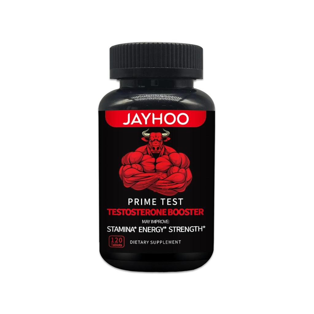 JAYHOO Prime Test Testosterone Booster – Energy & Strength Support (120 Tablets)